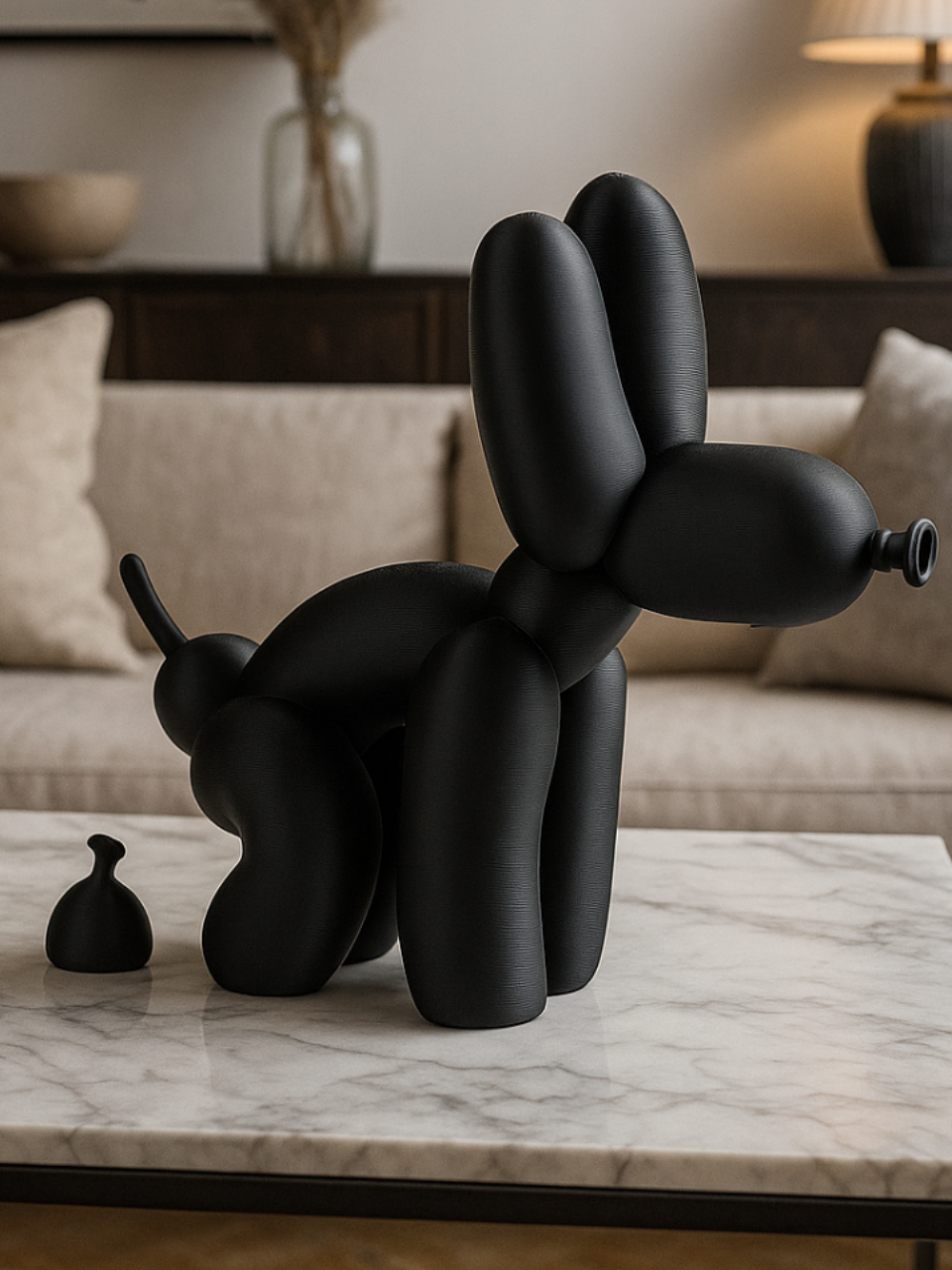 Decoração 3D Cão