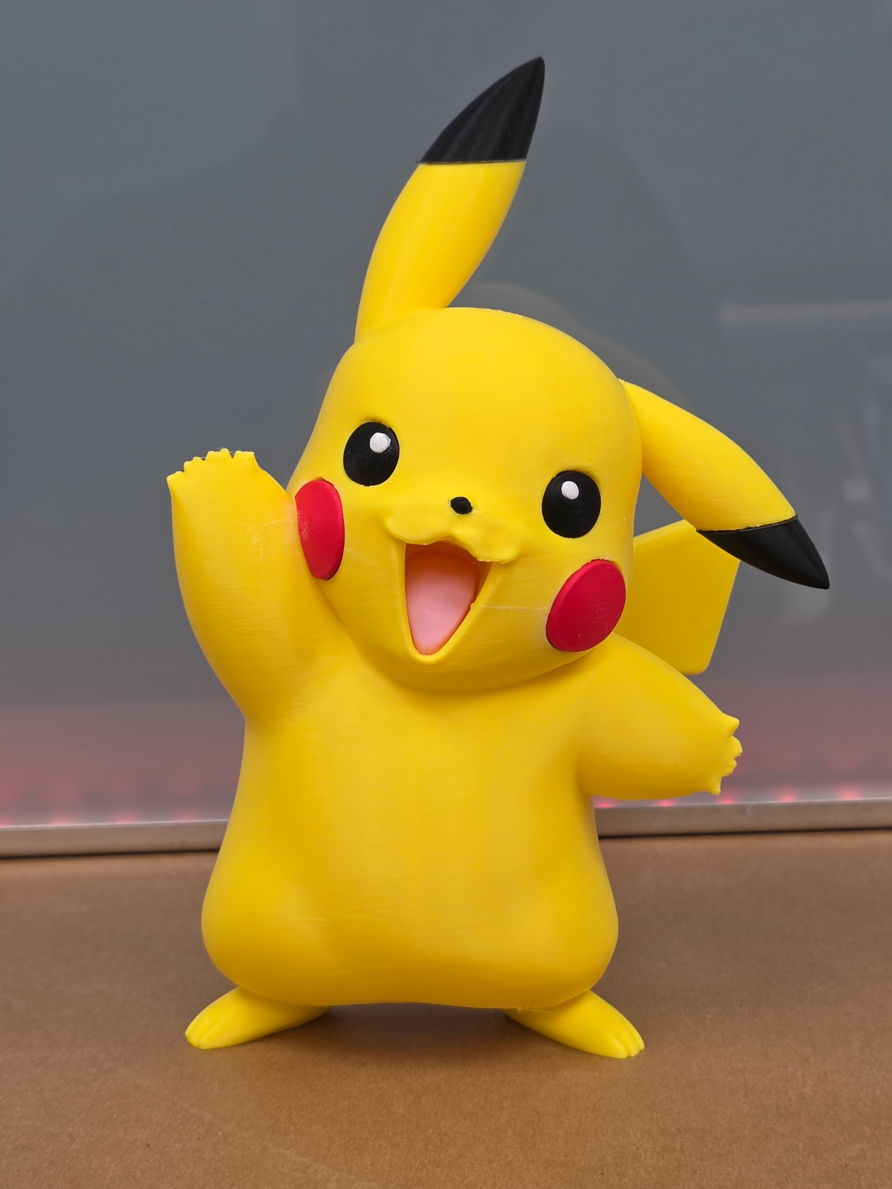Decoração 3D Pikachu Pokemon