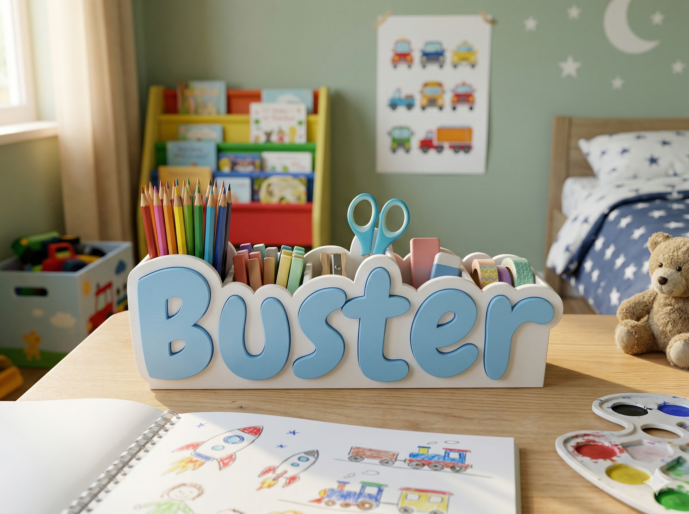Decoração personalizada 3D Organizador