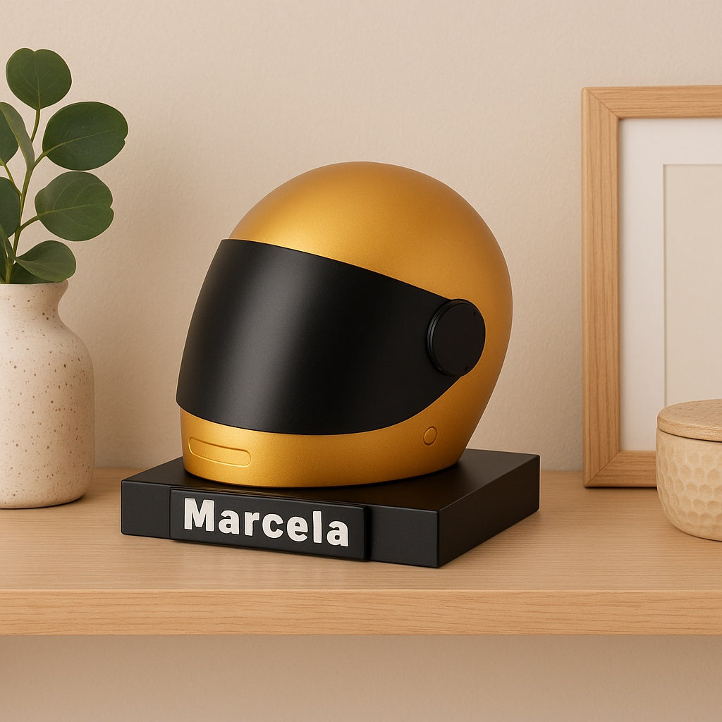 Decoração personalizada 3D Capacete