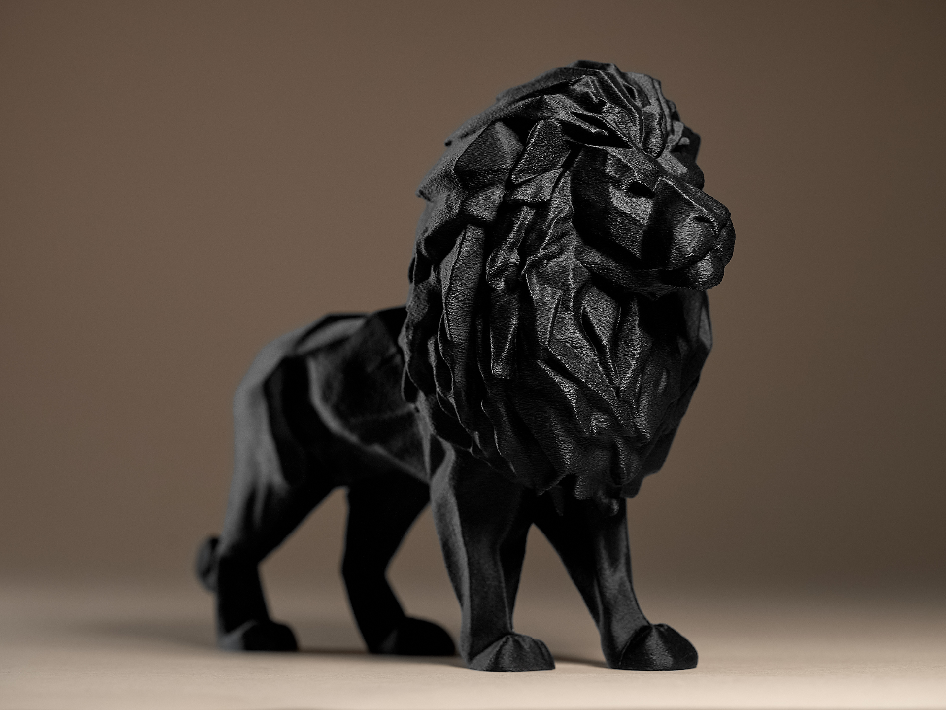 Decoração 3D Leão