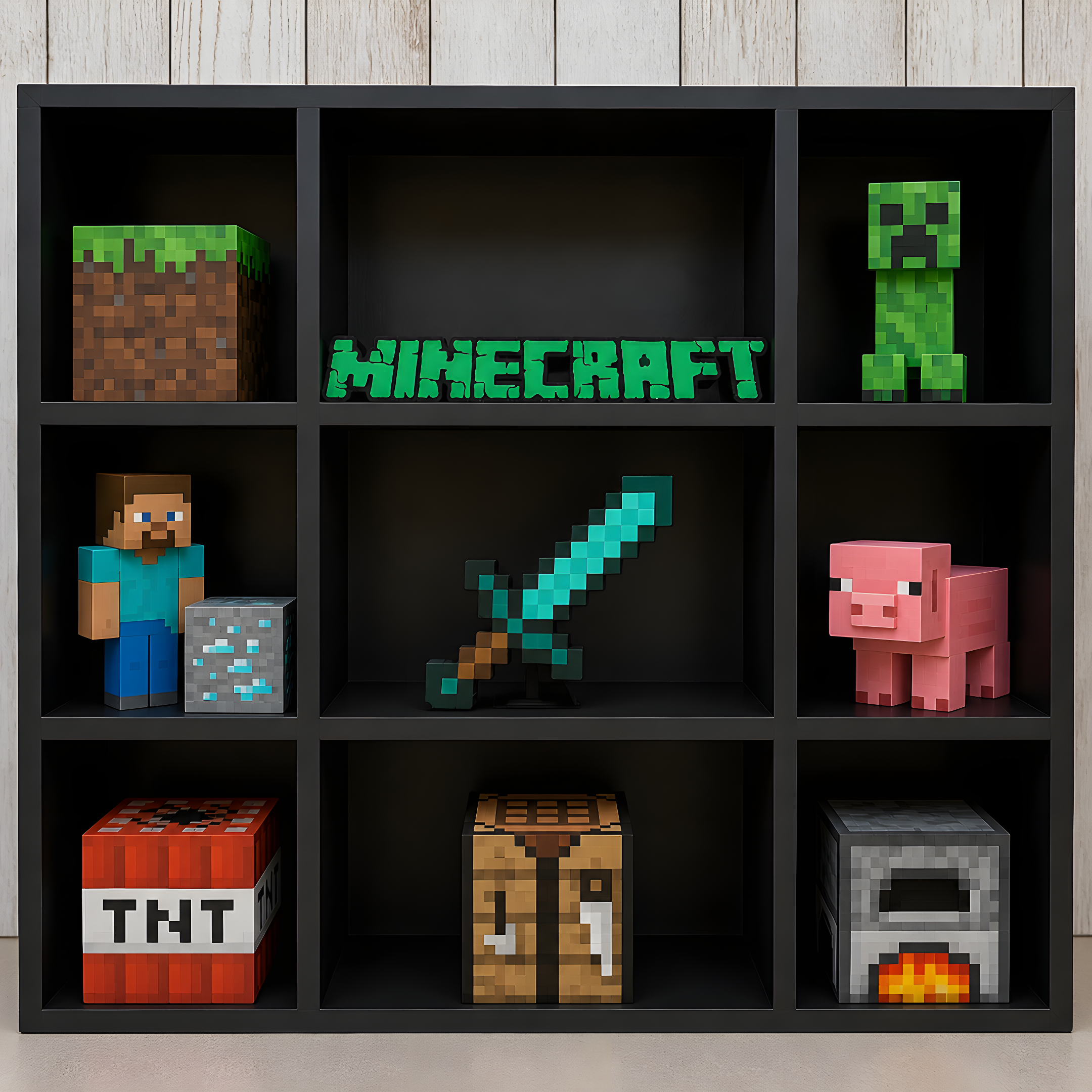 Decoração 3D Minecraft