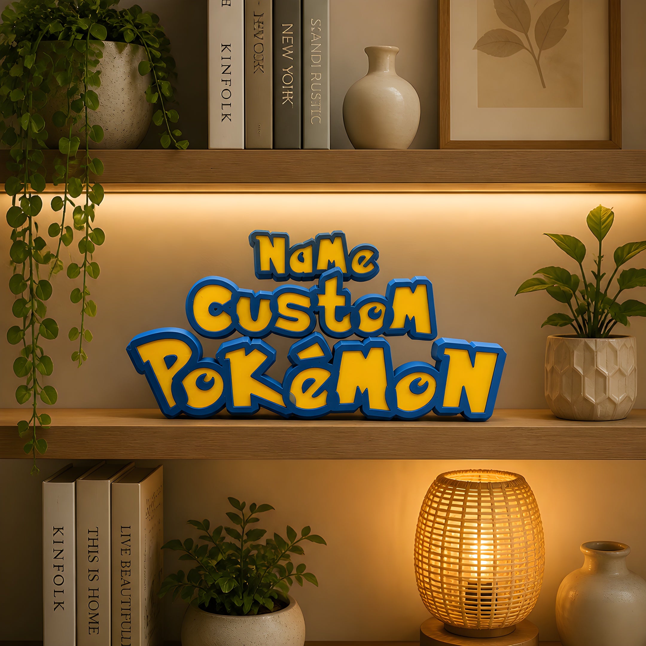 Decoração personalizada 3D Pokémon