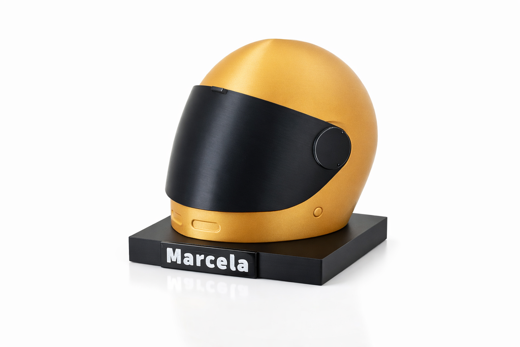 Decoração personalizada 3D Capacete