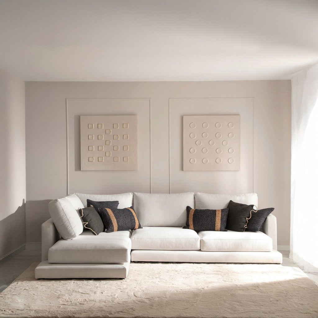 Varyag - Sofá chaise longue de 3 lugares