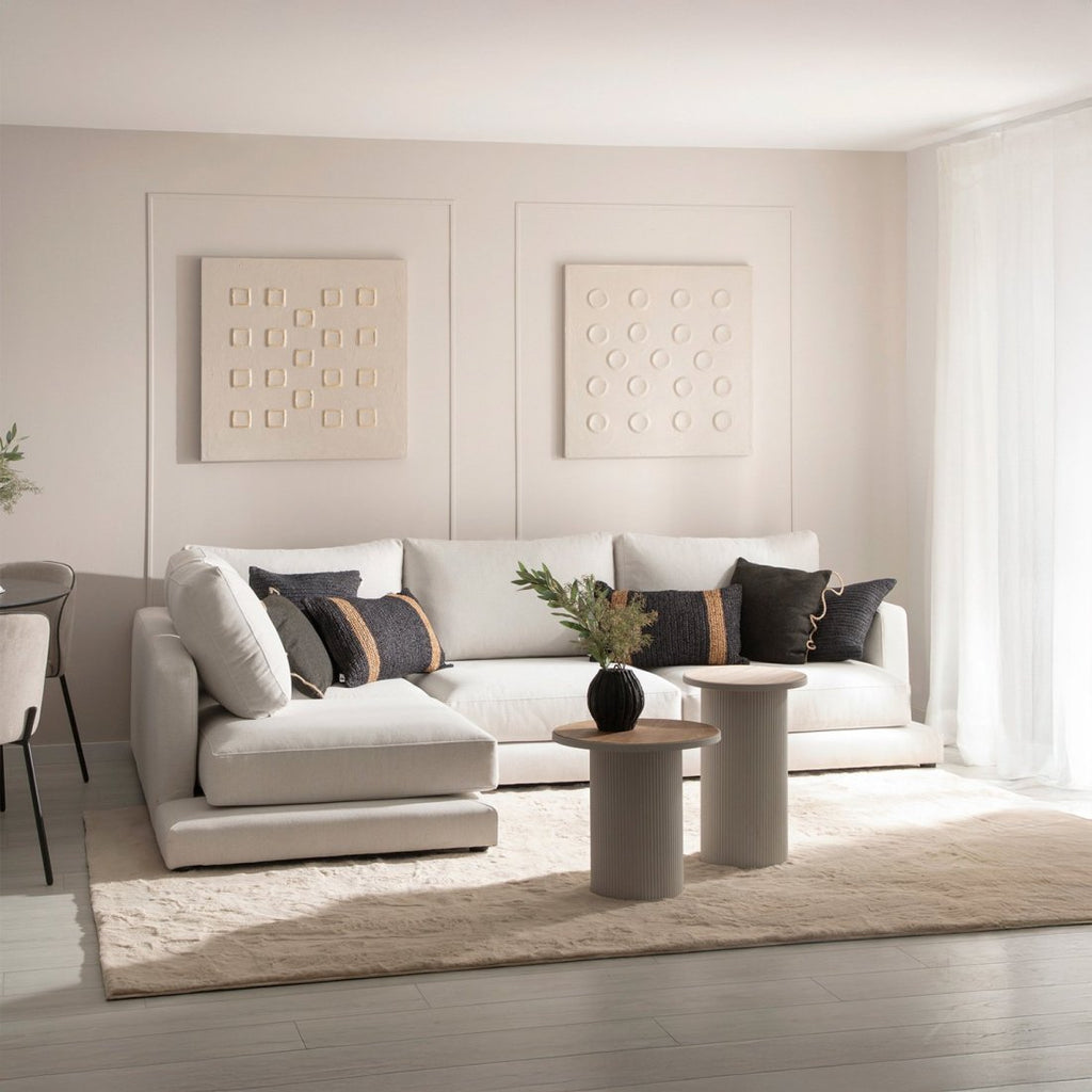 Varyag - Sofá chaise longue de 3 lugares