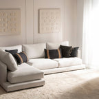 Varyag - Sofá chaise longue de 3 lugares
