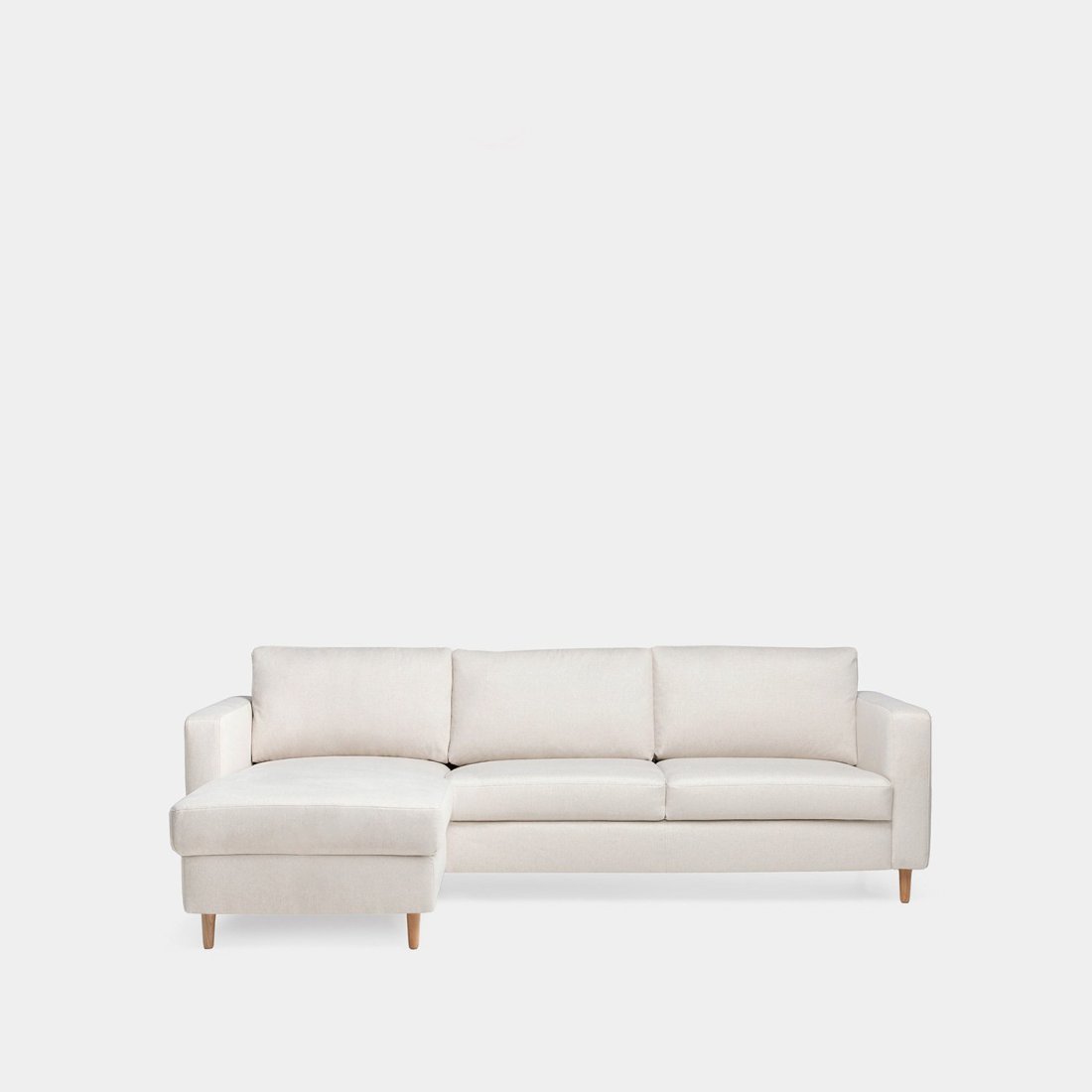 Beth - Sofá chaise longue reversível de 3 lugares