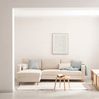 Beth - Sofá chaise longue reversível de 3 lugares