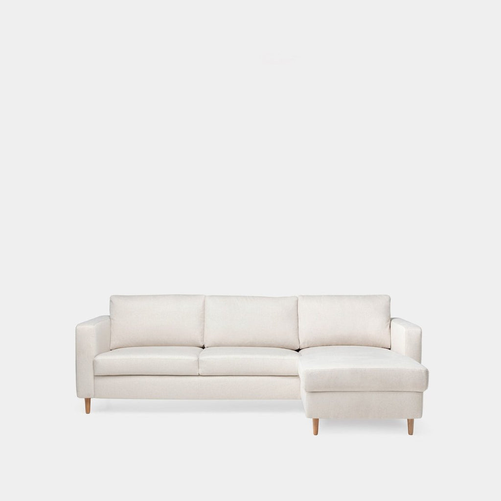 Beth - Sofá chaise longue reversível de 3 lugares