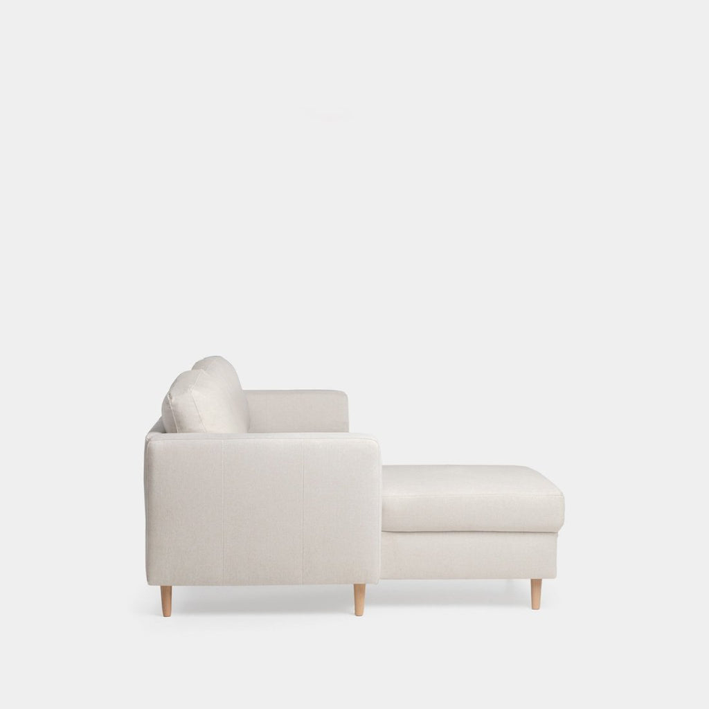 Beth - Sofá chaise longue reversível de 3 lugares