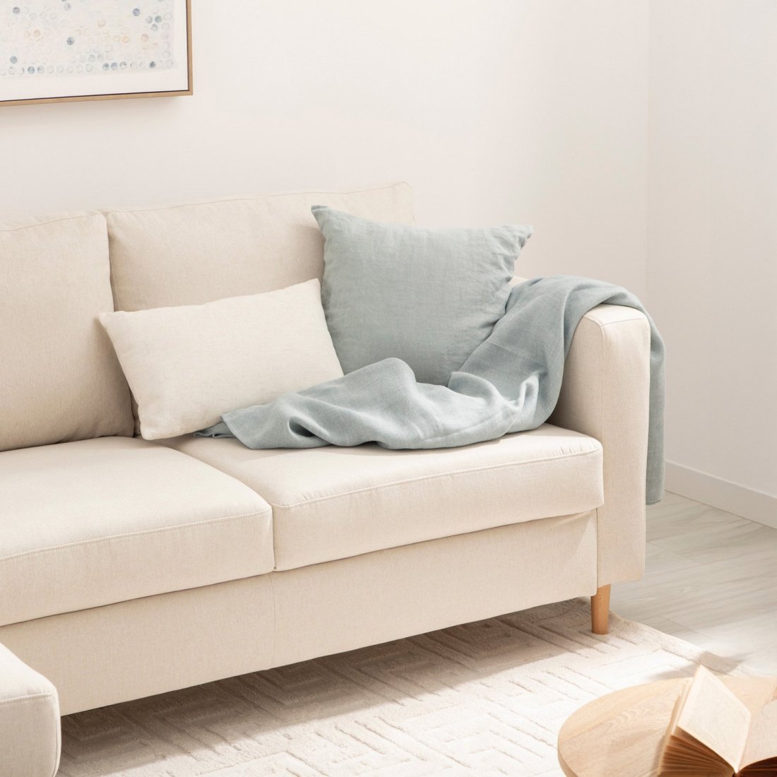 Beth - Sofá chaise longue reversível de 3 lugares