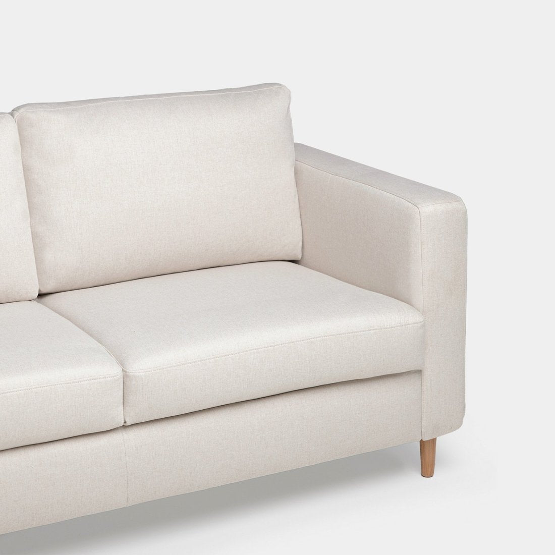 Beth - Sofá chaise longue reversível de 3 lugares