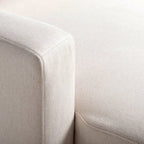 Beth - Sofá chaise longue reversível de 3 lugares