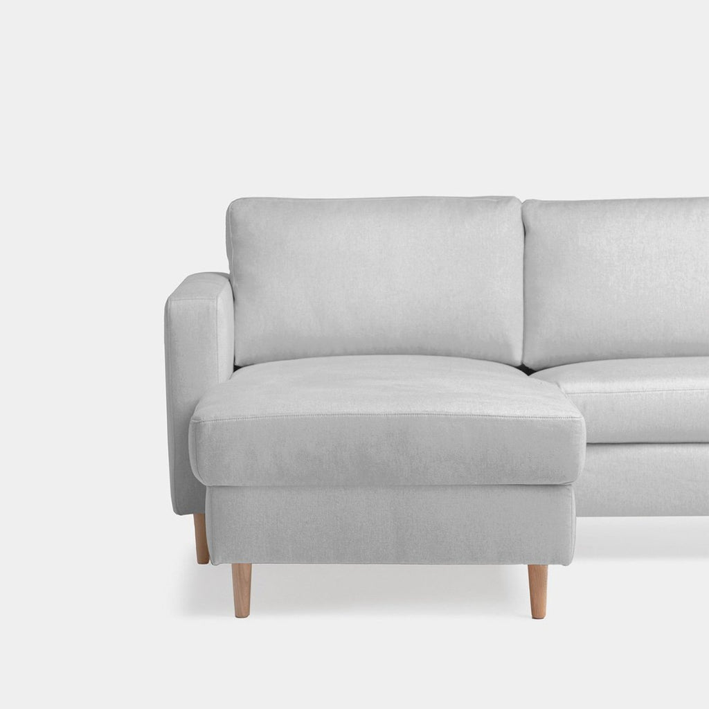Beth - Sofá chaise longue reversível de 3 lugares