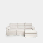 Karlmar - Sofá chaise longue reversível de 3 lugares