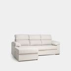 Karlmar - Sofá chaise longue reversível de 3 lugares