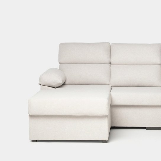 Karlmar - Sofá chaise longue reversível de 3 lugares