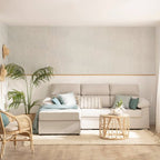Karlmar - Sofá chaise longue reversível de 3 lugares