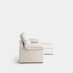 Karlmar - Sofá chaise longue reversível de 3 lugares