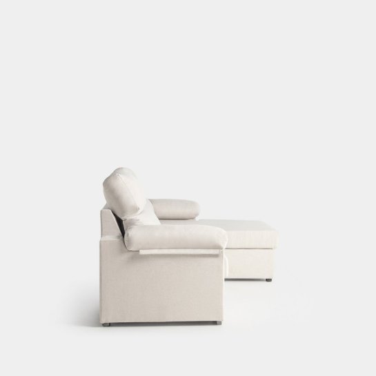 Karlmar - Sofá chaise longue reversível de 3 lugares