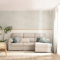 Karlmar - Sofá chaise longue reversível de 3 lugares